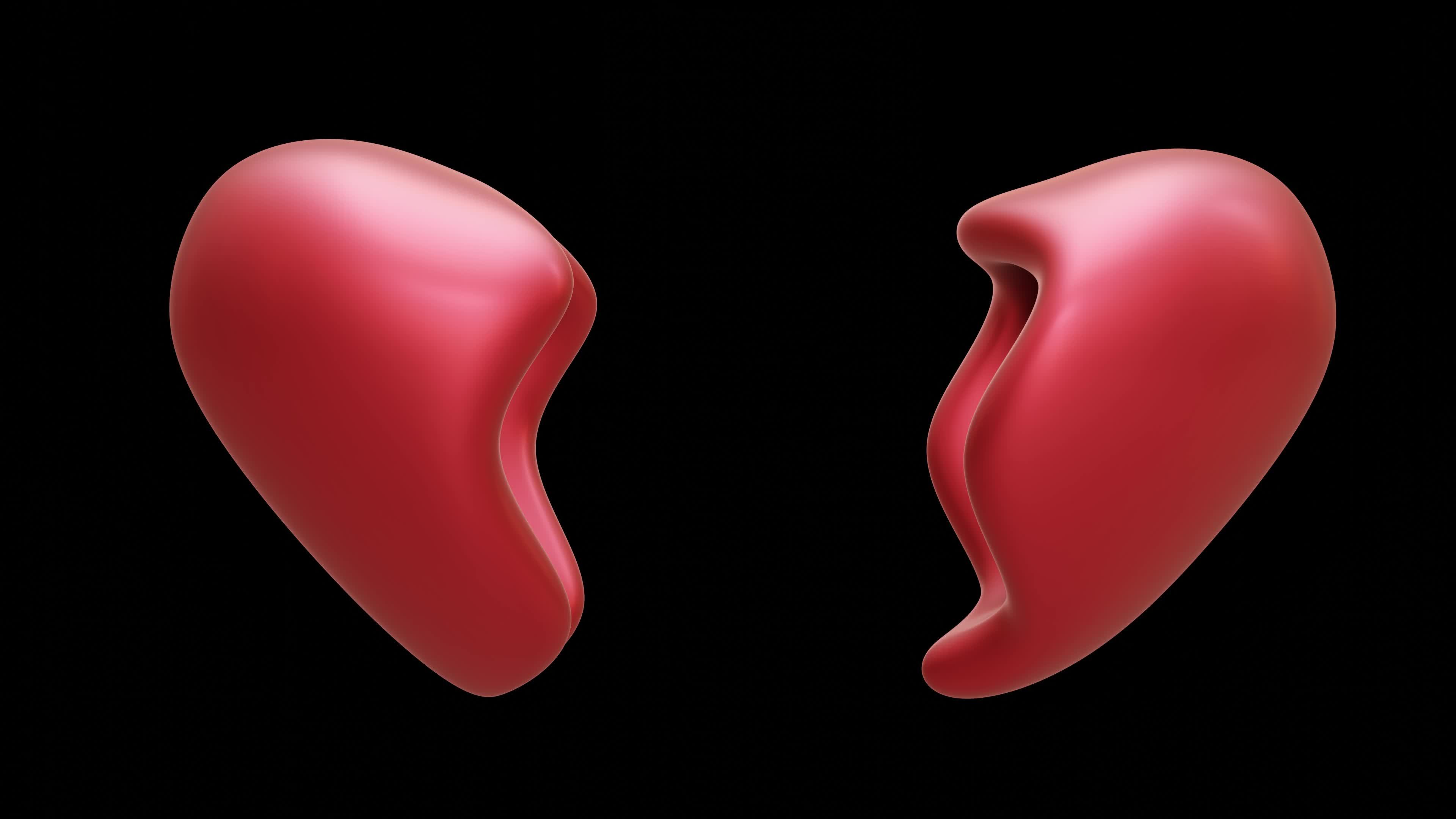 Seamless 3D Render animation of valentine broken heart, breaking apart in red color. 15320656 Stock Video at Vecteezy Seamless 3D Render animation of valentine broken heart, breaking apart in red color. 15320656 Stock Video at Vecteezy
