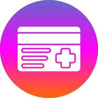 Insurance Card Vector Icon Design