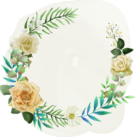 hochzeitseinladungskarte mit gelben blumen png