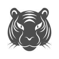 diseño de logotipo de icono de logotipo de tigre vector