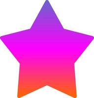 diseño de icono de vector de estrella