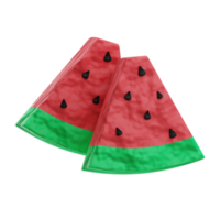 watermelon illustration 3d png