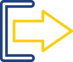 Log Out Vector Icon Design