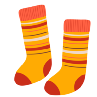 illustration de chaussettes rayées png