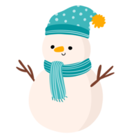 Cute Snowman Hand Drawn png