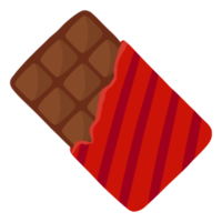 barre de chocolat dessinée à la main png