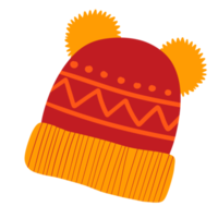 gorro de punto dibujado a mano png