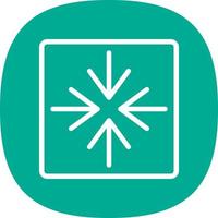 Minimize Vector Icon Design