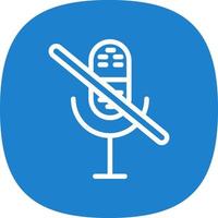 Mic Off Vector Icon Design