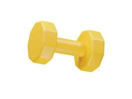 Dumbbell icon 3d render vector