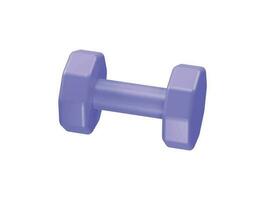 Dumbbell icon 3d render vector