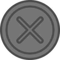 Cross Vector Icon Design