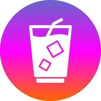 Milkshake Vector Icon Design