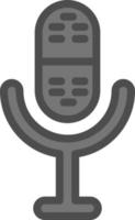 Mic Vector Icon Design