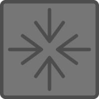 Minimize Vector Icon Design