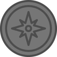 Compass Vector Icon Design