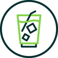 Milkshake Vector Icon Design