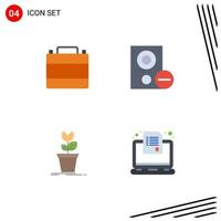 4 User Interface Flat Icon Pack of modern Signs and Symbols of accessories remove clothes shop devices game Editable Vector Design Elements