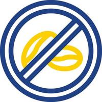 No Caffeine Vector Icon Design