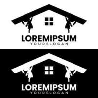 home kids logo design vector