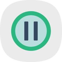 Pause Vector Icon Design