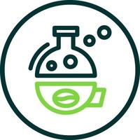 Coffee Science Vector Icon Design