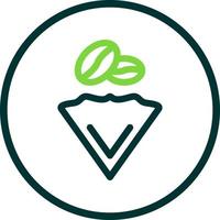 Coffee Filter Vector Icon Design