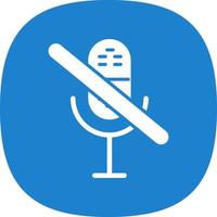 Mic Off Vector Icon Design