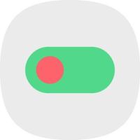 Toggle Left Vector Icon Design