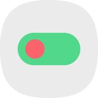 Toggle Left Vector Icon Design