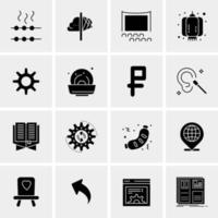 16 Business Universal Icons Vector Creative Icon Illustration to use in web and Mobile Related project