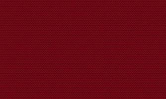 Texture of red knitted fabric. Cozy red knitting pattern vector