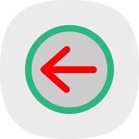 Arrow Left Vector Icon Design