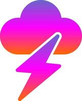 Lightning Vector Icon Design