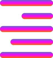 Align Vector Icon Design