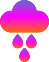 Rain Vector Icon Design