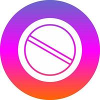 Slash Vector Icon Design