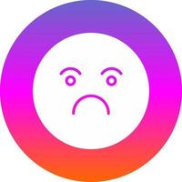 Frown Vector Icon Design