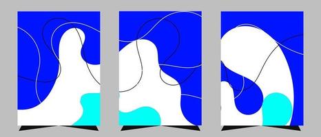 set of abstract background bundles vector