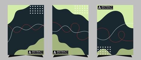 set of abstract background bundles vector