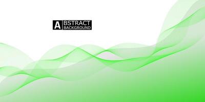 abstract wave background with a simple but modern blend of green color, eps vector file, still editable.