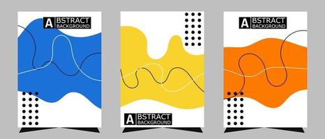 set of abstract background bundles vector