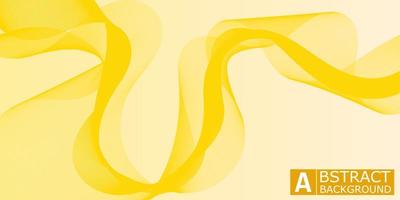 abstract wave background with a simple but modern yellow blend, eps vector file, still editable.