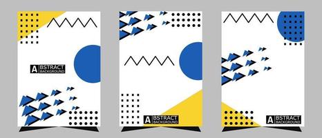 Set bundle geometric abstract background eps file vector