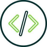 Code Vector Icon Design