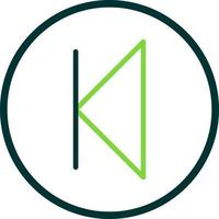 Skip Vector Icon Design