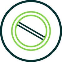 Slash Vector Icon Design