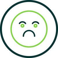 Frown Vector Icon Design