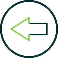 Left Vector Icon Design