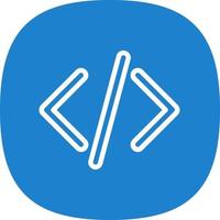 Code Vector Icon Design